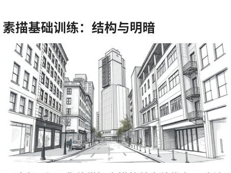铅笔和水彩笔刷效果对比